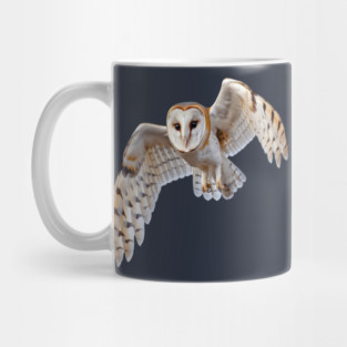 Majestic Owl Illustration T-Shirt Mug