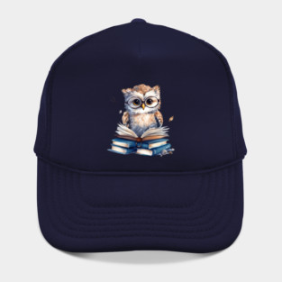 Majestic Owl Illustration T-Shirt Hat
