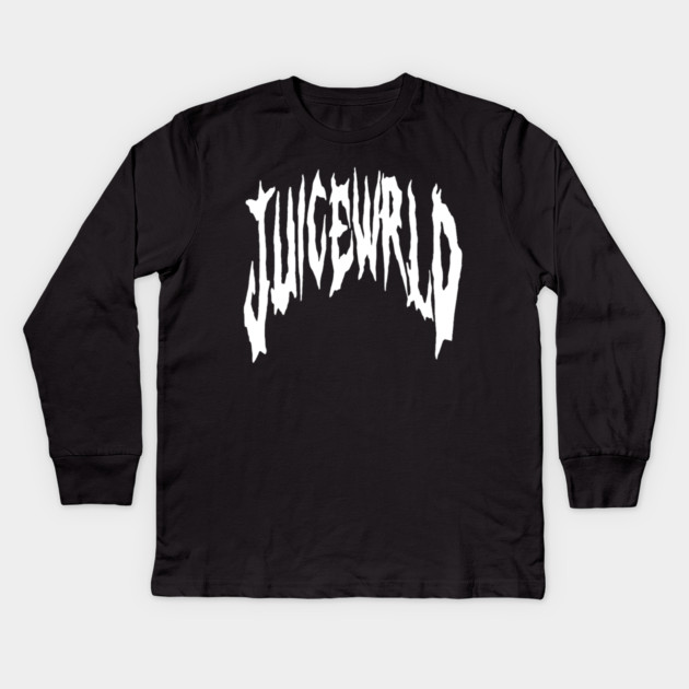 JUICE WRLD White Kids Long Sleeve T-Shirt