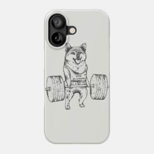 Shiba Inu Lift Phone Case