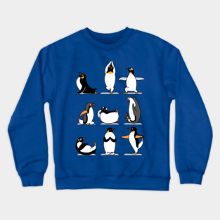 Penguin Yoga Crewneck Sweatshirt