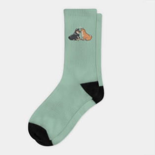 Shiba Inu Kisses Socks