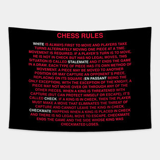 Chess Rules Tapestry