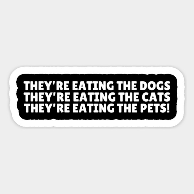 They're Eating The Dogs Magnet by The WYLD Tribe