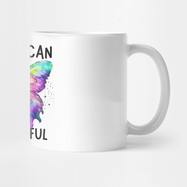 Change Can Be Beautiful Butterfly Art Design by The WYLD Tribe