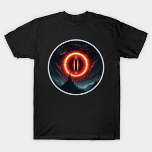 The eye of Sauron watching you from the night sky T-Shirt