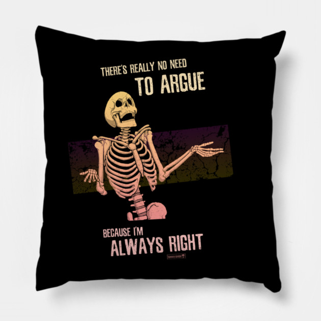 Amirite? Pillow by Tommy Devoid