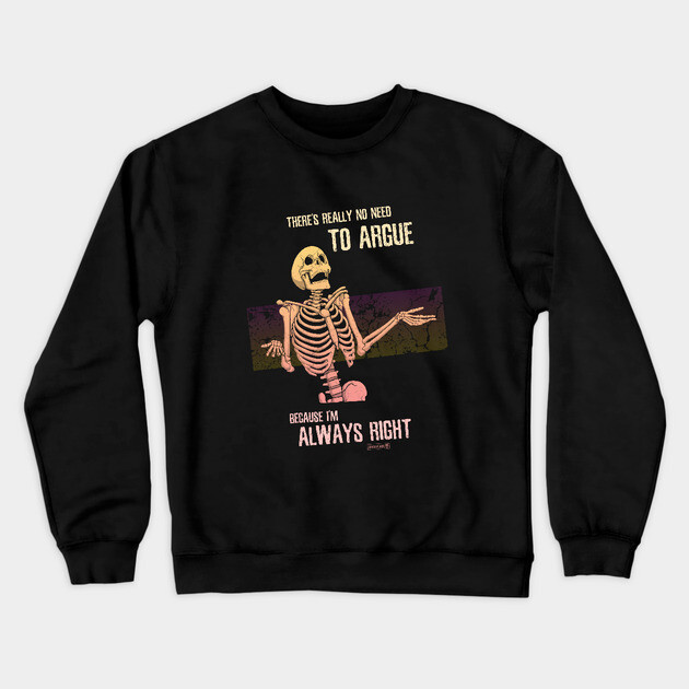 Amirite? Crewneck Sweatshirt by Tommy Devoid