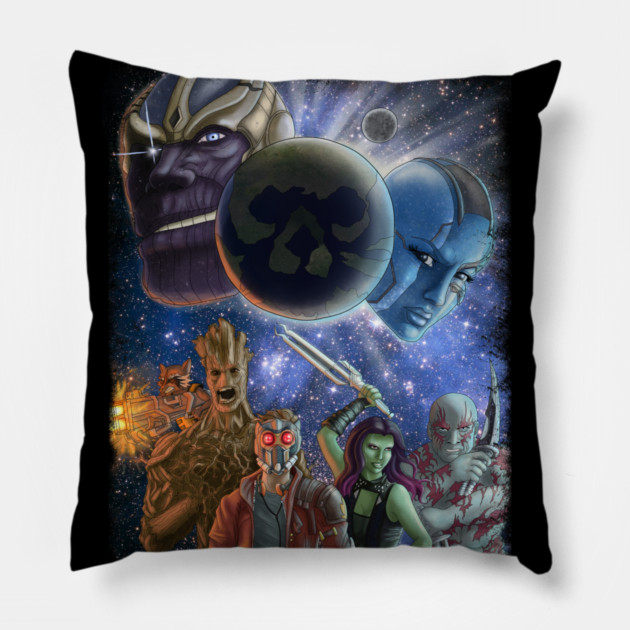 Guardians of the Galaxy Pillow by Wingedwarrior