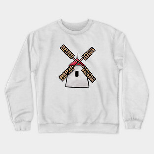 Netherlands Windmill Crewneck Sweatshirt