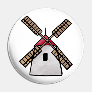 Netherlands Windmill Pin