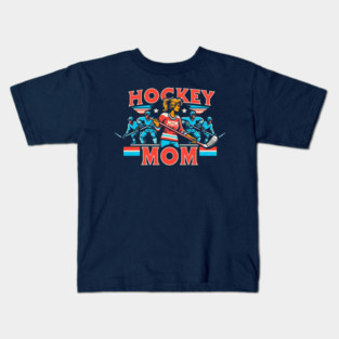Cool Hockey  Mom Kids T-Shirt