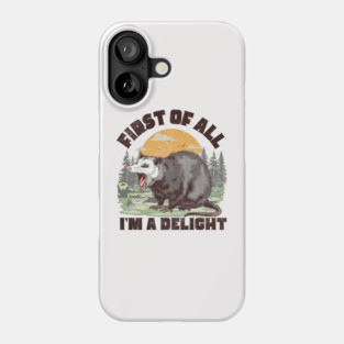 Opossum Phone Case