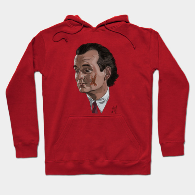 Scrooged: Punchable Face Hoodie by 51Deesigns