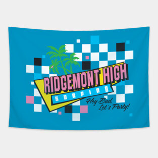 Ridgemont High Surfing Tapestry