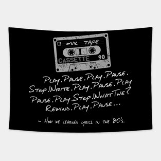 80's Way of Lyric Learning Cassette Tape Tapestry
