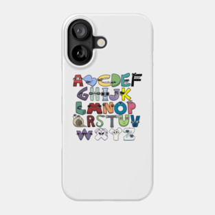 Alphabet Lore (A-Z Uppercase) Phone Case