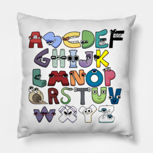 Alphabet Lore (A-Z Uppercase) Pillow