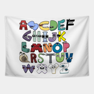 Alphabet Lore (A-Z Uppercase) Tapestry
