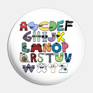 Alphabet Lore (A-Z Uppercase) Pin