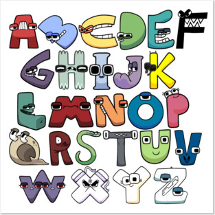 Alphabet Lore (A-Z Uppercase) Posters and Art