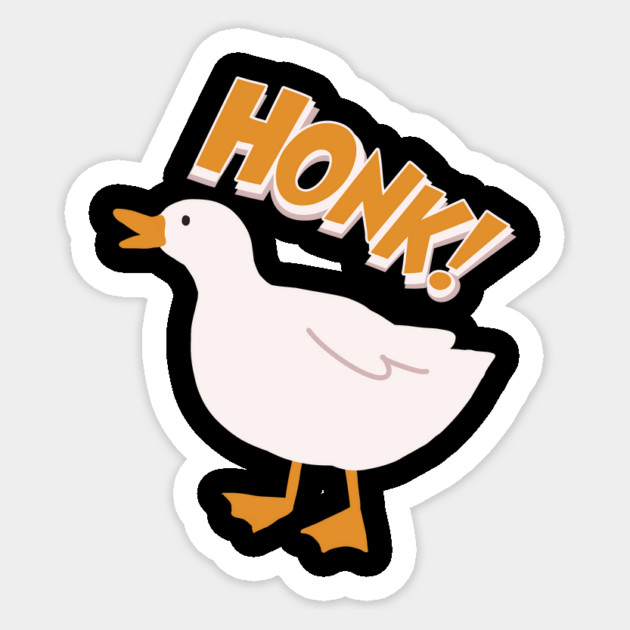 Honk Goose Sticker by The WYLD Tribe