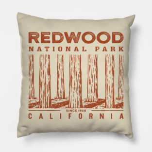 Redwood National Park Pillow