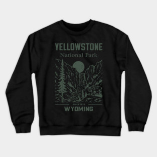 Yellowstone National Park Crewneck Sweatshirt