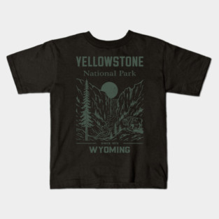 Yellowstone National Park Kids T-Shirt
