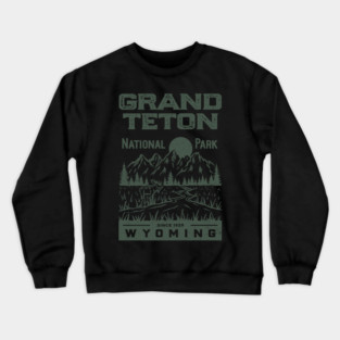 Grand Teton National Park Crewneck Sweatshirt
