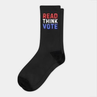 Read Think Vote Socks