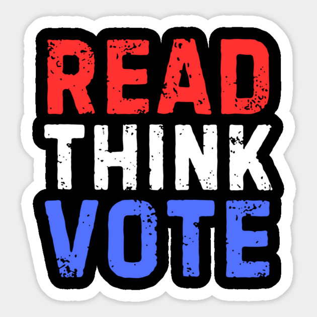 Read Think Vote Magnet by The WYLD Tribe