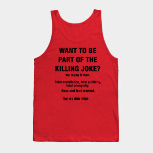 Killing Joke / Punk Goth Ad Tank Top