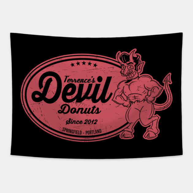 The Original Devil Donuts Tapestry by carloj1956