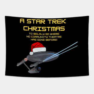 *Cast Shirt* A Star Trek Christmas Tapestry