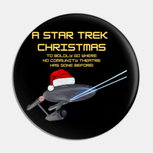 *Cast Shirt* A Star Trek Christmas Pin