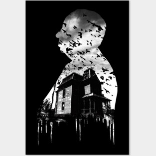 Alfred Hitchcock Silhouette Posters and Art
