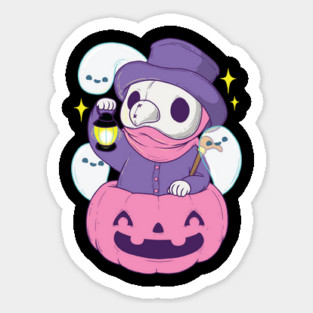 Pastel Plague Doctor Magnet