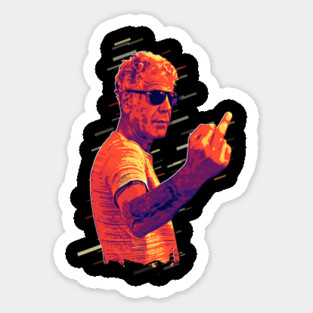 anthony bourdain Sticker