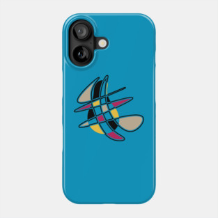 Pear - Geometric Retro Design Phone Case