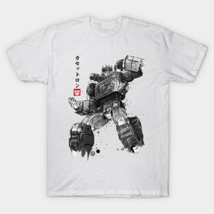 Microcassette recorder sumi e T-Shirt