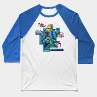 minecraft! ocean adventure Baseball T-Shirt
