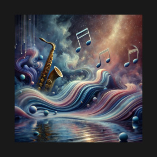 Liquid Jazz Dreams Version 1 T-Shirt