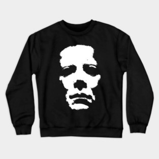 Michael Myers face Halloween  illustration Crewneck Sweatshirt