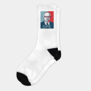 Tim Walz OPE Harris Walz 2024 Political Campaign HAND DRAWN Socks