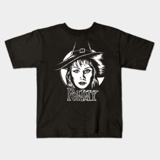 Penny Dreadful in front of moon - Dark Shirt Version - Donald David design Kids T-Shirt