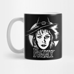 Penny Dreadful in front of moon - Dark Shirt Version - Donald David design Mug