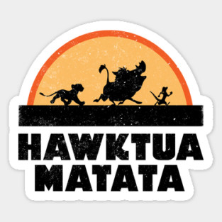 Hawktua Matata Sticker