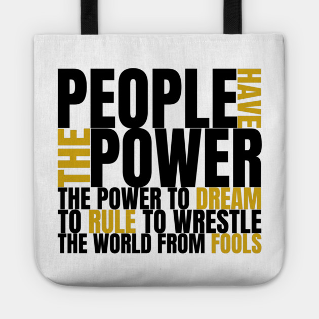 People Have The Power Tote by Timeless Chaos