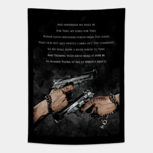 The Boondock Saints Prayer Tapestry